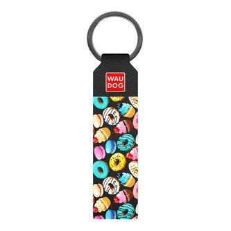 Klíčenka / přívěsek Waudog Donuts - černá