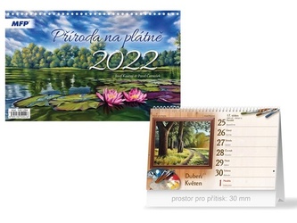 Příroda na plátně 2022 - stolní kalendář