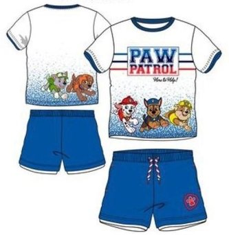 KOMPLET TRIČKO A KRAŤASY TLAPKOVÁ PATROLA - velikost 3