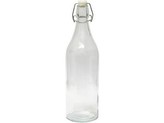 láhev s pákovým uzávěrem 1000ml hladká skleněná