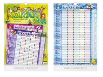 Rodinný 2022 - nástěnný kalendář