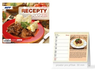 Mini Recepty 2022 - stolní kalendář