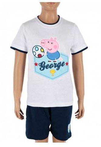 KOMPLET TRIČKO A KRAŤASY PEPPA PIG GEORGE - velikost 8