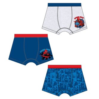 SADA 3 KS BOXERKY SPIDERMAN - velikost 9-10