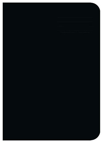 Zeszyt A4/60K linia PP Black (4szt) NARCISSUS