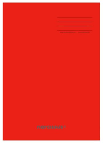 Zeszyt A5/16K kratka PP Red (4szt) NARCISSUS