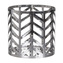 Svícen kovový Yankee Candle Arrow Chrome, výška 8 cm