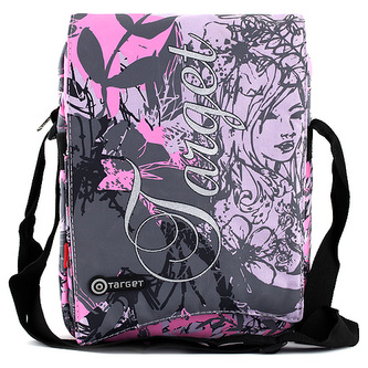 Taška na tablet Target růžovo-šedá