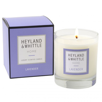 Svíčka skleněná váza Heyland & Whittle Levandule, 220 g