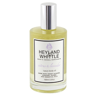 Masážní olej Heyland & Whittle Citrusy a levandule, 100 ml