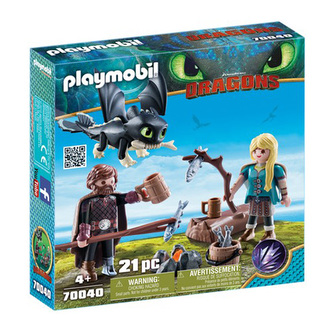 Škyťák a Astrid Playmobil Jak vycvičit draka, 21 dílků