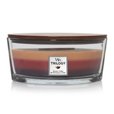 Svíčka Trilogy WoodWick Sváteční radost, 453.6 g