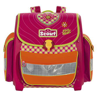 Školní aktovka Scout motiv srdce, Basic