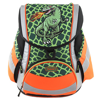 Školní aktovka Target T-Rex - reflexní, zelená Školní aktovka Target T-Rex - reflexní, zelená