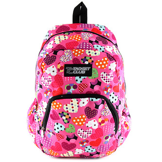 Batoh Target motiv srdíček