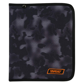 Desky na zip Target Černé se vzorem, formát A4, s kroužkovým mechanismem