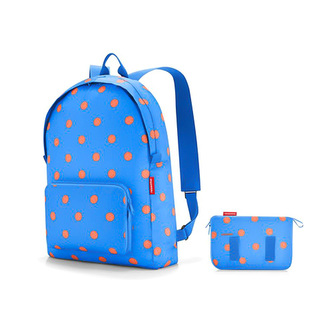 Batoh Reisenthel Azurový s puntíky | mini maxi rucksack