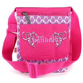 Taška do města Target růžová, nápis royal vandals