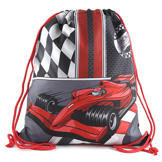 Sportovní vak Target Formule, barva černo-červená