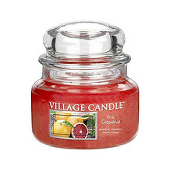 Svíčka ve skleněné dóze Village Candle Růžový grapefruit, 312 g