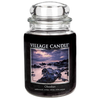 Svíčka ve skleněné dóze Village Candle Tajemný obsidián, 737 g Svíčka ve skleněné dóze Village Candle Tajemný obsidián, 737 g