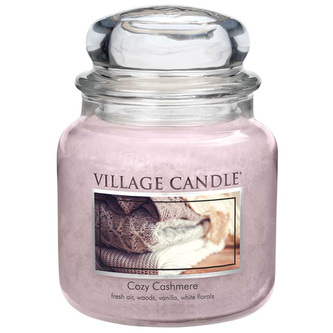 Svíčka ve skleněné dóze Village Candle Kašmírové pohlazení, 454 g