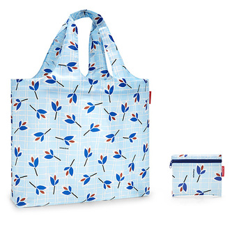 Plážová taška Reisenthel Modré listy | mini maxi beachbag