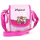 Kabelka přes rameno Nici růžový, tři ovečky