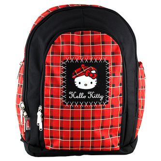 Školní batoh Hello Kitty červeno-černý