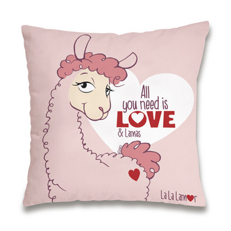 Polštářek Nici \"All you need is love\", 37 x 37 cm