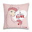 Polštářek Nici \"All you need is love\", 37 x 37 cm