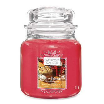 Svíčka ve skleněné dóze Yankee Candle Po sáňkování, 410 g Svíčka ve skleněné dóze Yankee Candle Po sáňkování, 410 g