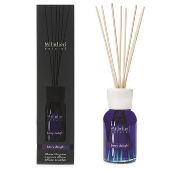 Skleněný difuzér Millefiori Milano Natural, 100ml/Ovocné potěšení
