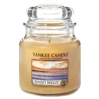 Svíčka ve skleněné dóze Yankee Candle Vánek při západu slunce, 410 g