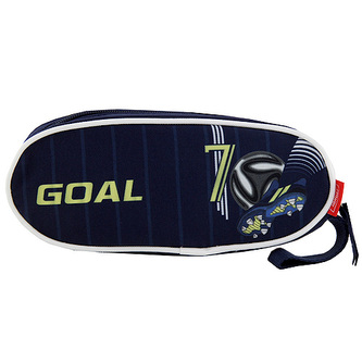 Školní penál Target Goal, barva modrá