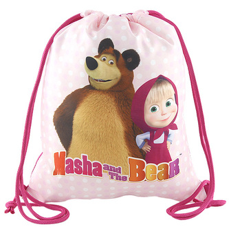 Sportovní vak Target Masha and The Bear, barva růžová