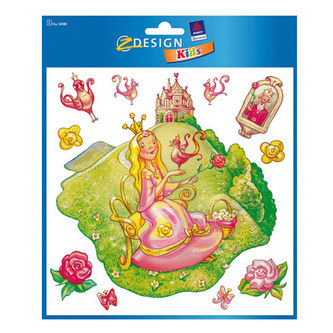 Okenní dekorace Avery Zweckform Z-Design Kids, Princezna