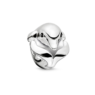 Korálek \"Delfín\" Thomas Sabo K0196-051-11, Karma Beads, 925 Sterling silver, zirconia bla