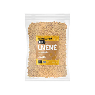 Allnature Lněné semínko zlaté BIO 500 g