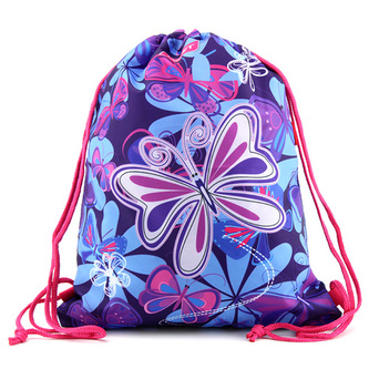 Sportovní vak Target Motýlci, modro-fialový