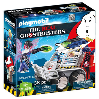 Spengler ve vozidle s klecí Playmobil Krotitelé duchů, 38 dílků