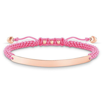 Náramek \"Srdce\" Thomas Sabo LBA0048-597-9-L21v, Love Bridge, 925 Sterling silver, 18k ro
