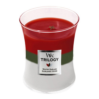 Svíčka Trilogy WoodWick Zimní girlanda, 275 g