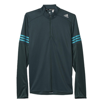 Adidas RS 1/2ZIP LS M RUNNING | T-SHIRT (LONG SLEEVE) | MINGRE/SHOGRN | L