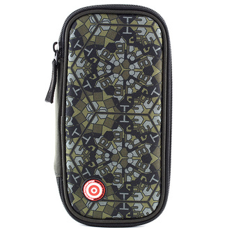 Školní penál Target jednopatrový, khaki