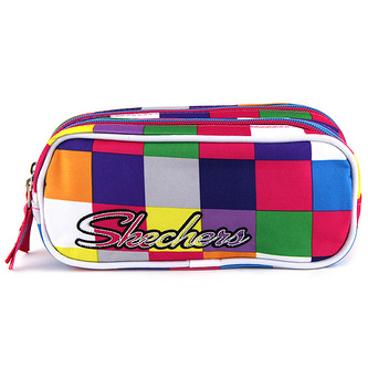 Školní penál Skechers dvoukomorový