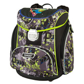 Školní aktovka Target Urban Jump, šedo-žluté vzory