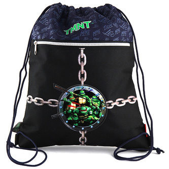 Target Sportovní vak TMNT modro-černý se zipem