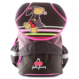 Školní batoh Nici hnědý, jedna ovečka