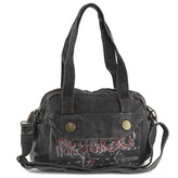 Kabelka Target motiv šedý jeans